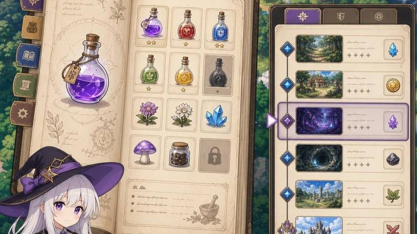 魔女秘药 支线内容 玩法截图 3