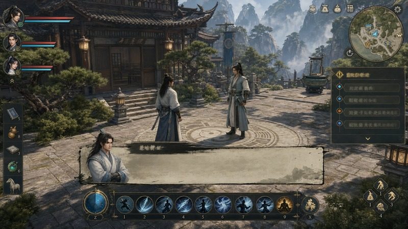 金庸群侠传5爱与死仙狐MOD六周年 角色路线 玩法截图 4