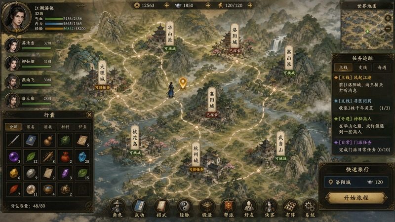 金庸群侠传5爱与死仙狐MOD六周年 中文界面 场景图 5